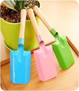 Mini Gardening Schaufel Bunte Metall kleiner Schaufel Garten Spaten Hardware -Werkzeuge für Gartenwerkzeuge Kinder Spatenwerkzeug HWE46259518595