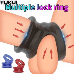 Cockrings Rooster ring penis enlargement sex toy for male homosexuals delayed injection of adult products TPE Dick ring male masseur sex shop 18+L2403L2404