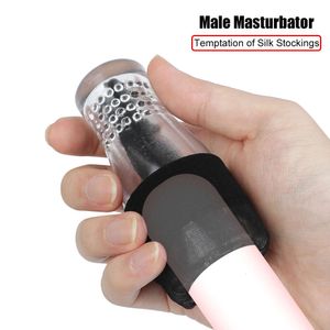 88 mm kleiner männlicher Masturbator mit Mesh künstlicher Vaginal für Männer 18 Penis -Sauger Eichel saugen Schwanz Übung verzögerte sexy Spielzeuge