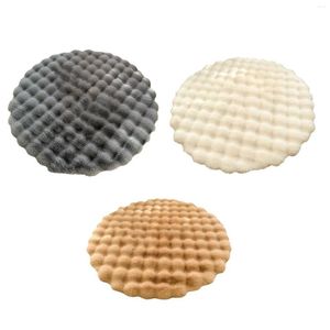 Carpets Round Plush Rug Nonslip Bottom Contemporary Area Indoor Doormat Circle For Nursery Living Room Porch Kitchen Entrance