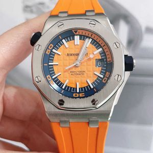 Designer Watch Luxury Automatic Mechanical Watches 98 Airbnb Mens Violent Orange 15710st Oo A070ca.01 Movement Wristwatch