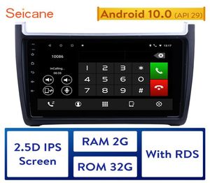 Seicane Car GPS HD Android 10.0 IPS Navi Auto Radio para 2012-2015 VW Polo Support CarPlay TPMS DVR Multimedia Player4943341