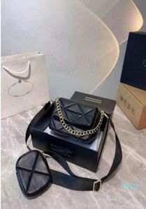 Med lapptäcke nappa lädersystem axelkedja handväska kvinnor 2021SS Luxurys plånbok crossbody tote 2sets klassisk väska designer ha7547091