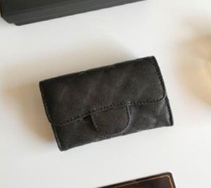 Mode högkvalitativ kreditkortshållare Luxury Designer Coin Purse Classic Cowhide Short Wallet Exquisite Mini Ladies Key POCH9012983