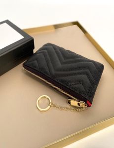 Lyxdesigner Coin Purse Designers Handväska läder mode kvinnliga män purses Herr Key Ring Credit Card Holder Coins Pouch Bags C2927385