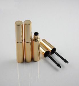 Hela 8 ml tomma mascara -rörförpackningsögonfransen Vial Liquid Bottle Sparkly Gold Mascara Tubes Refillable Bottle Makeup Tools 20109073018