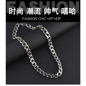 Designer Necklace Fashion Partner Star Same Collana Street Mens Womens Hip-Hop Cuban Chain Neck Catena Duggine Collana Spessa