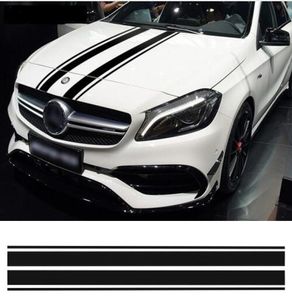 Edizione 1 Stripes in coda in coda per cabina Decal Decal Cover per Mercedes Benz A C GLA GLC CLA 45 AMG W176 C117 W204 W2059205015