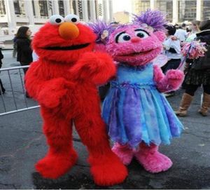 Biscoitos e Eva Sesame Street Elmo Mascot Costume adulto desenho animado 3539913