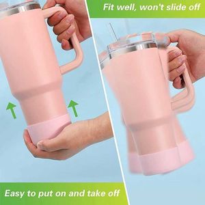 Ugie Mugs 2 PCS Silicone Cup Boot Accessories for Tumbler Stainless Steel Cup 40oz 20oz 30oz For Hydro Sport Flask Water Bottle 240417