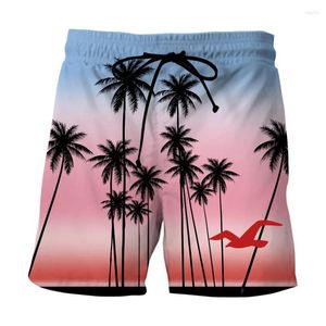 Men's Shorts 2024 Summer Beach Loose Holiday Plant-based 3D Printed