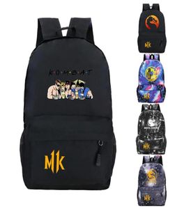 Plecak Mortal Kombat plecaki dla dziewcząt chłopców szkolna torba dla dzieci książka nastolatków codziennie plecaków sport sport Mochilas3327861