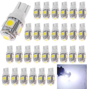 Super Bright White T10 194 168 2825 W5W 5050 5SMD LED -glödlampa Interiör Dome Trunk Dashboard Bulb License Platelight 12V 6000K4093641