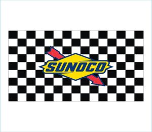 カスタムデジタルプリント3x5ftフラグレースレースMahwah Sunoco Cupシリーズイベントチェッカーゲームと装飾用のフラッグバナー4041367