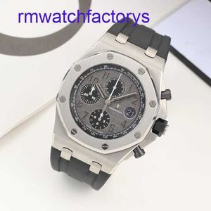 Orologio da polso AP minimalista Royal Oak Offshore Serie Elephant Grey Mechanical Mens Watch 26470st.OO.A104Cr.01