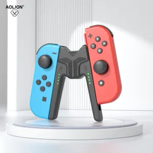 Impugnati aolion carcing portante impugnatura per nintendo switch/oled joycon controller di ricarica dock per accessori Nintendo switch