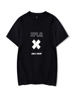 Sam and Colby Print XPLR Merch Shirts Crewneck Sweatshirt Cotton Classic Tshirt 패션 TEE3929287