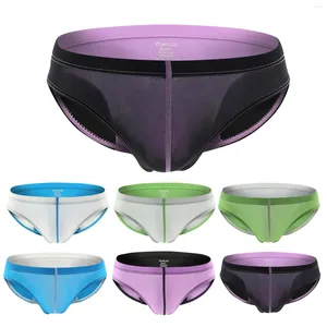 Bras Sets Men's Personalized Color Matching Casual And Comfortable Low Waisted High Elastic Underwear Boxers Hombre Sexy Man Undrewear