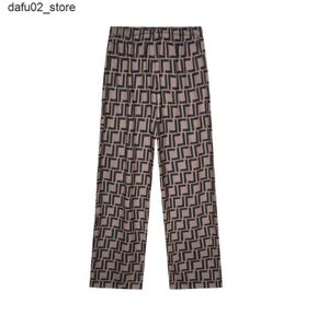 Pantaloni da uomo pantaloni maschili designer uomini e donne pantaloni di lusso classici lettera f popolari pantaloni da strada avanzati pantaloni casual primavera