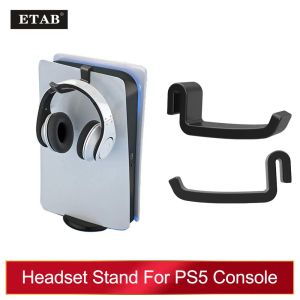 Högtalare hörlurar hängande väggmonterad headsethållare krok hörlurar display stativ passform för PS5 -konsolspeltillbehör