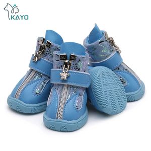 Vattentät Small Big Dog Golden Retriever Boots Winter Warm Margin Mullibrador 8 Storlekar stora husdjurskor Antiskid Wearresistent 240402