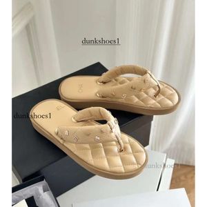 Дизайнерские сандалии Chanells Designer Sandal Women Slides Slides Платформа на открытом воздухе.