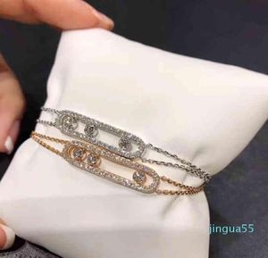 925 Silver Bracelet Jewelry Luxury Fashion Woman Bracelets Chains8819576