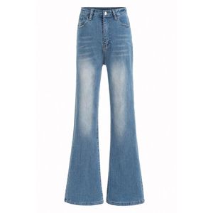 2024 Elastic Micro Loose Denim Pants Womens Jeans