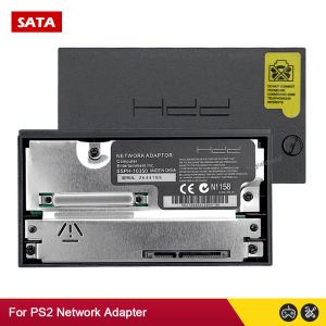 スピーカーPS2脂肪ゲームコンソール用の新しいSATAインターフェイスネットワークカードアダプターPlayStation 2 FAT SATAソケットゲームアクセサリー用SATA HDD