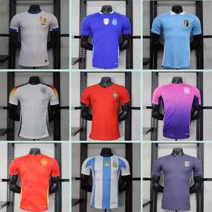 Fotbollströjor Fotbollströjor Version National Team Jersey för Tyskland Argentina Belgien Mexico Algeriet