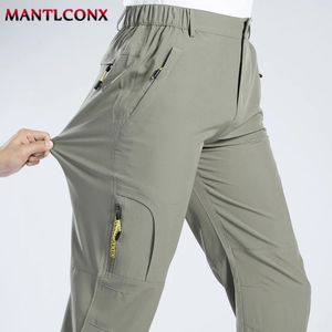 XL5XL Lightweight Hiking Camping Trousers Men Thin Summer Pants for Sweatpants Stretch Quick Dry Casual Mens Joggers 240417