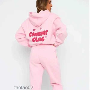 Designer Tracksuit Women Hoodie Set Two 2 Piece Set Clothing Clothing Sporty Long Sleeped Pullover Hooded Tracksuits Pants Pants
