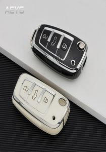 TPU Car Remote Key Case Cover Shell FOB für Audi A1 A3 8L 8P A4 A5 B6 B7 B8 A6 C5 C6 4F RS3 Q3 Q5 Q7 TT 8V S3 S6 R8 TT RSE SLINE6295301