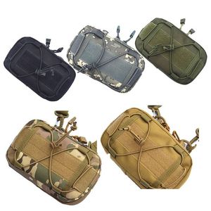 Multifunktionstaschen Outdoor Sport Tactical Rucksack Bag Weste Accessoire Mag Magazine Halter Molle Pack Kit Beutel NO11-732 DROP DELUS OTFD8