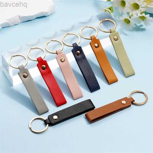 Keychains Bedanyards 1/5PCS PU CAYCHAIN CAYCHAIN Business Correia Chave de Couro para Men Women Carrinha Chave da cintura Chande -keyrings D240417