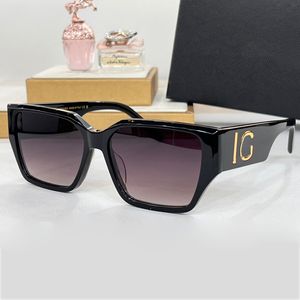 Дизайнеры модные прямоугольные солнцезащитные очки для мужчин Высококачественные открытые очки затенение женских цветовых линз декоративные зеркала DG4419