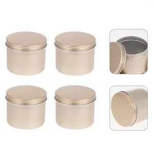 Lagringsflaskor 12 st aluminiumbox Metal Can Lid Travel Jar Cosmetic Creaker Container