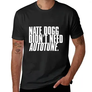 Männer Polos Nate Dogg brauchte keine Autotune-T-Shirt Plus Größen Männer T-Shirts