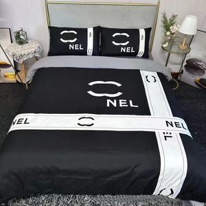 Conjuntos de cama de designer de alta qualidade 4pcs Definir letras laváveis