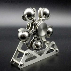 Beyblades Metal Fusion Hand Spinner Steel Ball Ferris Wheel 2 Fingertip EDC Vuxen Fidget Toys Five Bead Finger Gyro 686 Silent Bearing Stainless Steel L416