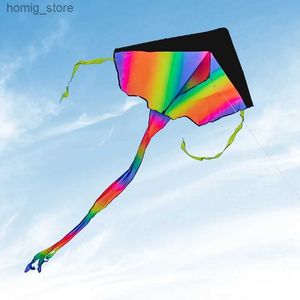 YongJian kite coloring Kite for Kids Adults with 100m Kite String Large Delta Beach Kite for Outdoor Games and Activities Y240416