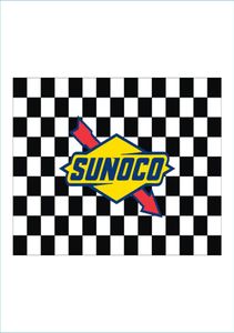 Custom Digital Print 3x5ft flags Race Racing Mahwah SUNOCO Cup Series Event Checkered Flag Banner for Game and Decoration7940476