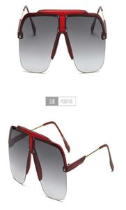 Summer Ladies Beach Fashion Moda Red Óculos de sol Elegância Ciclismo Glass Mulheres Classic Viagem Goggle Conjunedlens Glasse Grande Face Make2153042