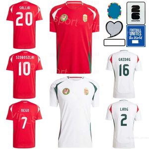 Milli Takım 11 Kerkez Futbol Formaları Adam 24-25 Euro Kupa 16 Gazdag 7 Dzsudzsak 15 Kata 14 Bolla 7 Nego 15 Kleinheisler 17 Styles 18 Nagy Futbol Gömlek Kitleri Xiongyali