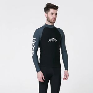 SBART Adult Swimsuit Mens de manga longa Suit de mergulho Proteção solar e feminino à prova d'água Surf 240407
