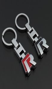 3D Metal Biecian Car R Logo Łańcuch klucza dopasowany do VW Polo Golf Passat CC R32 R36 Keyring8148391