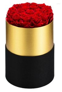Dekorativa blommor bevarade rosblomma Eviga i Box Set Wedding Mothers Day Christmas Valentine Anniversary Forever Love Gifts2138176