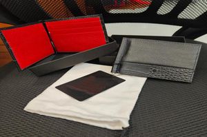Män plånböcker mode lyxiga kreditkortsäckar kontantklipp designer handväskor röd kalv läder europeiska och amerikanska stil kvinnor mynt p3402146