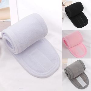 Women Soft Toweling Hair Accessories Girls Yoga Headbands for Face Washing Bath Makeup Hair Band Adjustable SPA Facial Headband