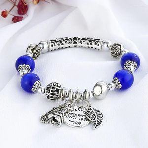 Charm Bracelets Chinese Style Ethnic Colored Glaze Handmade Bracelet For Women Men And Cuff Beaded Present